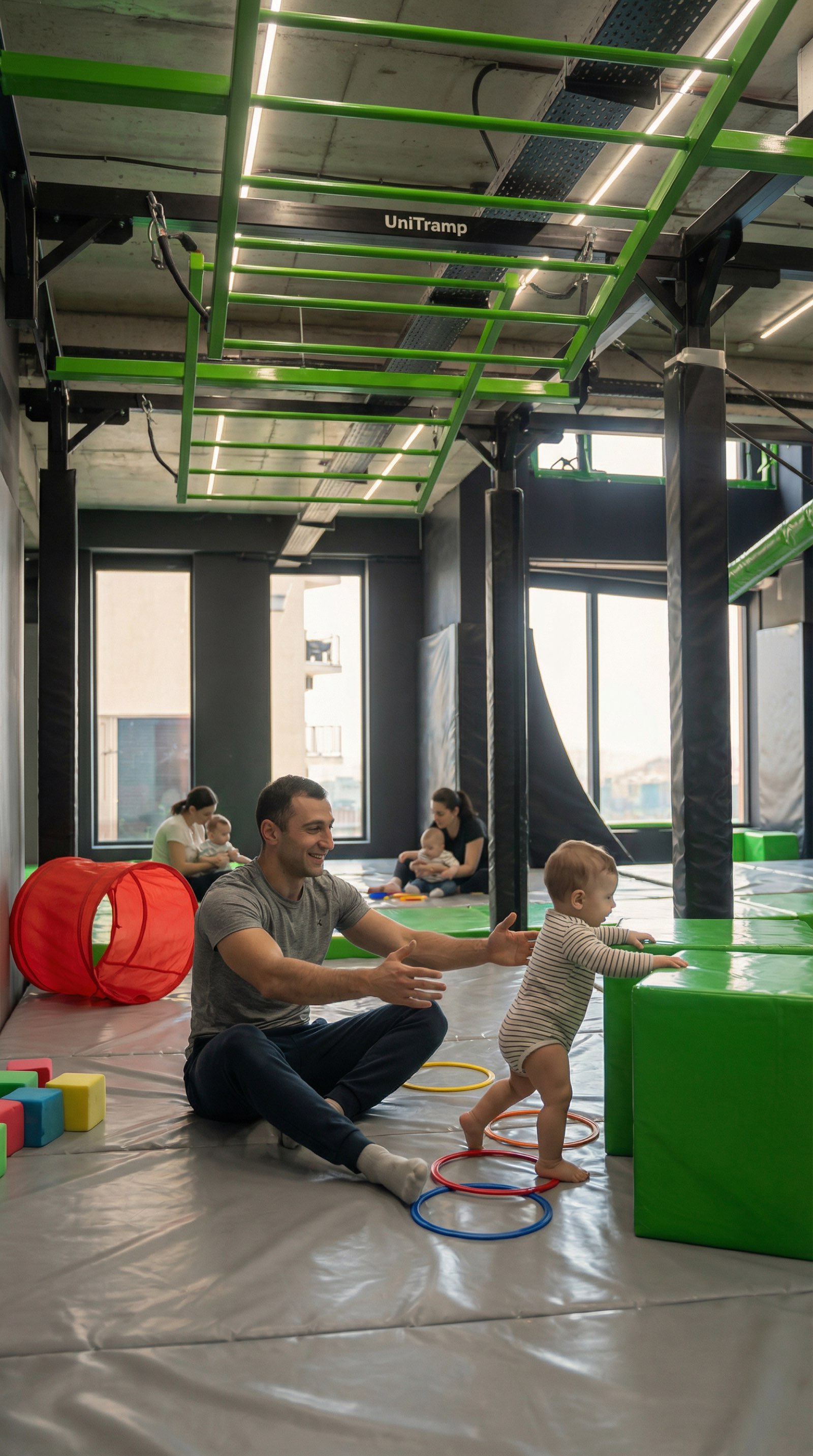 Parent-and-toddler Baby Gym session at Gymnasia.