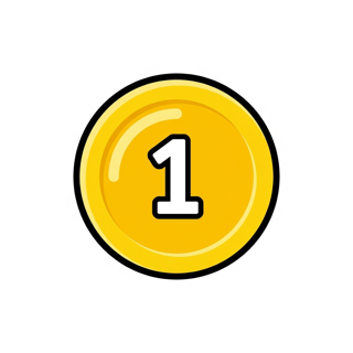 Gold coin sticker — Social skills